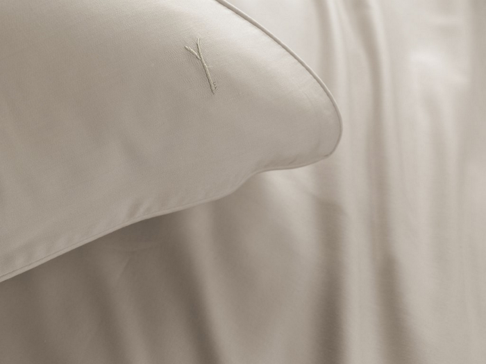 Yellow Dekbedovertrek Bamboo - flint grey