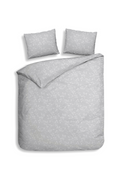 Heckett Lane Dekbedovertrek Flanel Alloro - light grey