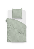 Zo Home Dekbedovertrek Katoen Satijn Linea di Satinado - foam green