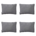 Madison -  Sierkussen Panama grey - Ca. 40x60 cm - Set van 4