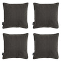 Madison -  Sierkussen Dark grey canvas eco+ - Ca. 50x50 cm - Set van 4