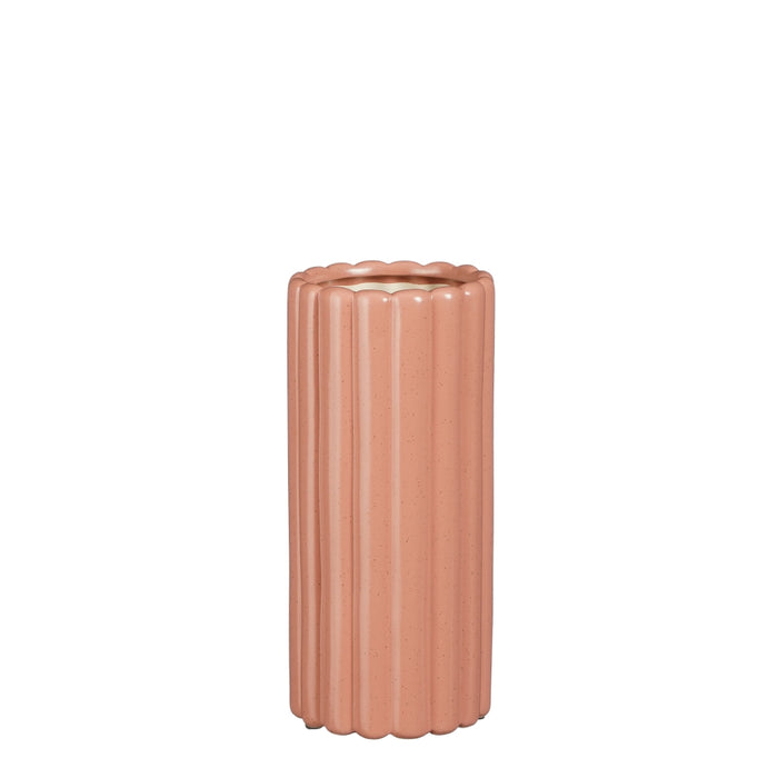 Vaas Ribbel S  - Keramiek - 12x25x12cm (BxHxD)