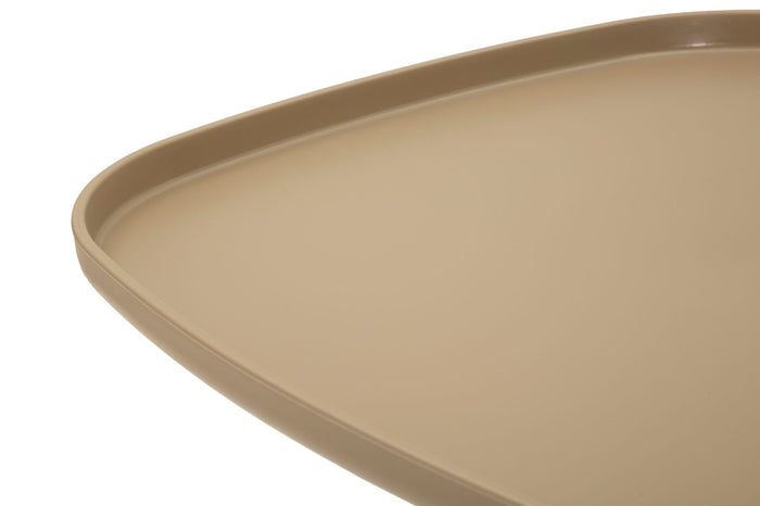 Tafel in tortora kunststof cm 48x48x50