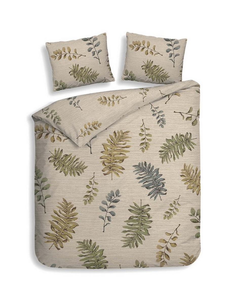 Heckett Lane Dekbedovertrek Katoen Twill Listi - natural