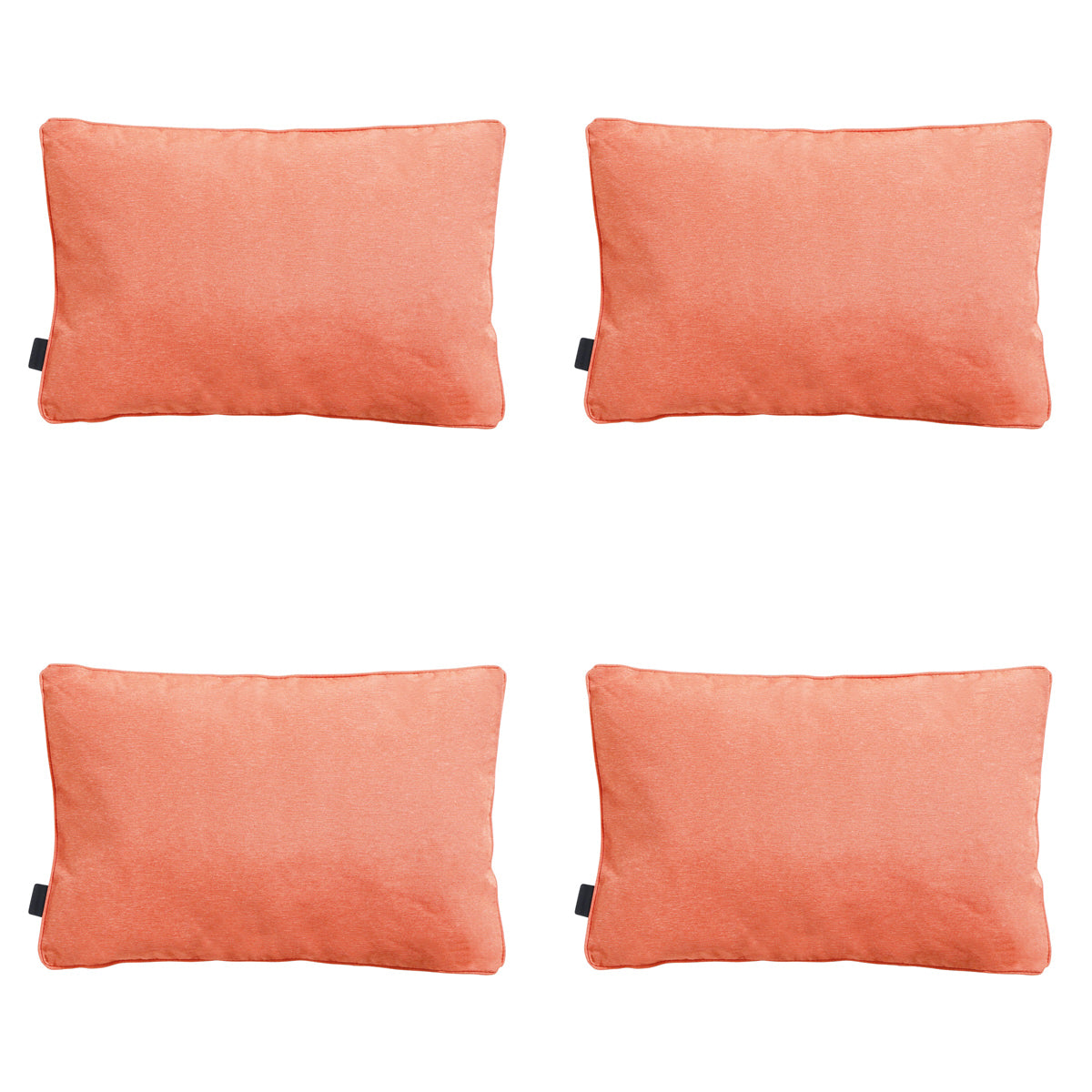 Madison -  Sierkussen Panama flame orange - Ca. 40x60 cm - Set van 4