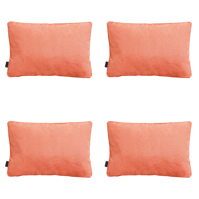 Madison -  Sierkussen Panama flame orange - Ca. 40x60 cm - Set van 4