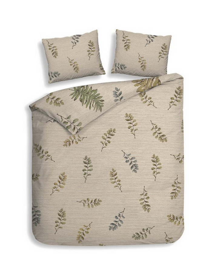 Heckett Lane Dekbedovertrek Katoen Twill Listi - natural
