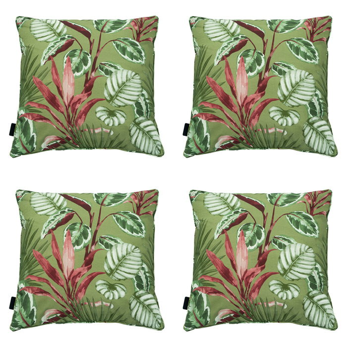 Madison -  Sierkussen Cala green - Ca. 50x50 cm - Set van 4