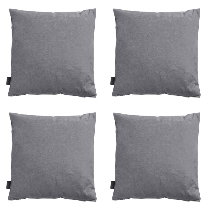 Madison -  Sierkussen Panama grey - Ca. 45x45 cm - Set van 4