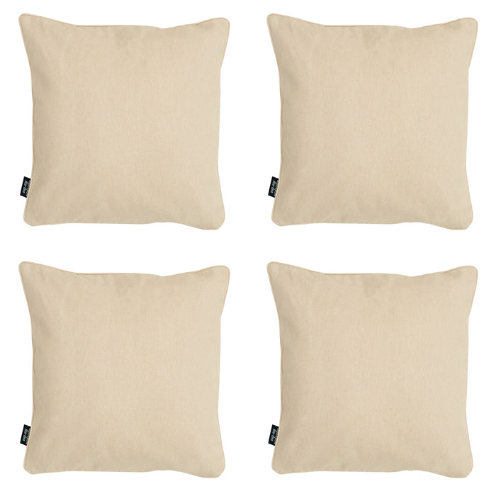 Madison -  Sierkussen Beige canvas eco+ - Ca. 50x50 cm - Set van 4