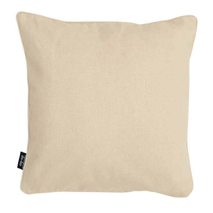 Madison -  Sierkussen Beige canvas eco+ - Ca. 50x50 cm - Set van 4