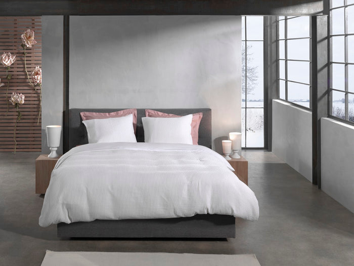 Heckett Lane Dekbedovertrek Katoen Vafala - super white