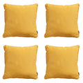 Madison -  Sierkussen Panama golden glow - Ca. 60x60 cm - Set van 4
