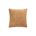PTMD Suky Camel Suede Leather Cushion Square L
