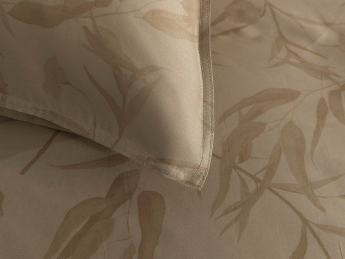 Zo Home Dekbedovertrek Katoen Satijn Fiori di - forest sand