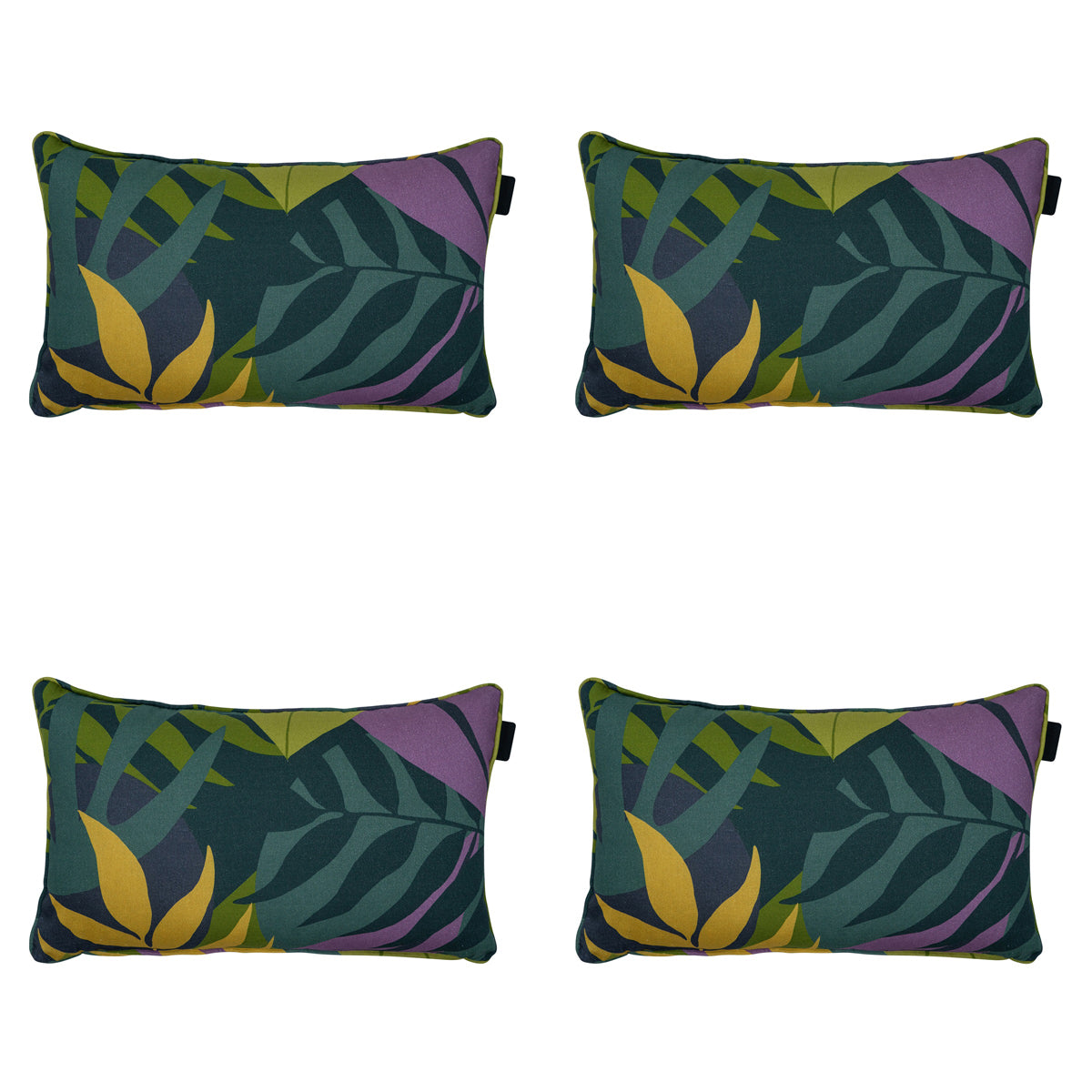 Madison -  Sierkussen Iven green - Ca. 30x50 cm - Set van 4