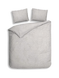 Heckett Lane Dekbedovertrek Katoen Twill Broidy - natural