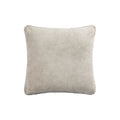 PTMD Suky Taupe Suede Leather Cushion Square S