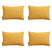 Madison -  Sierkussen Panama golden glow - Ca. 40x60 cm - Set van 4
