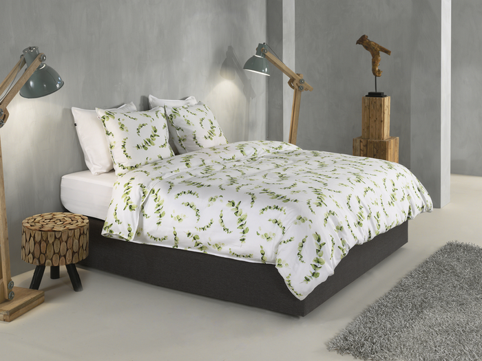 Zo Home Dekbedovertrek Katoen Satijn Eucalia - white