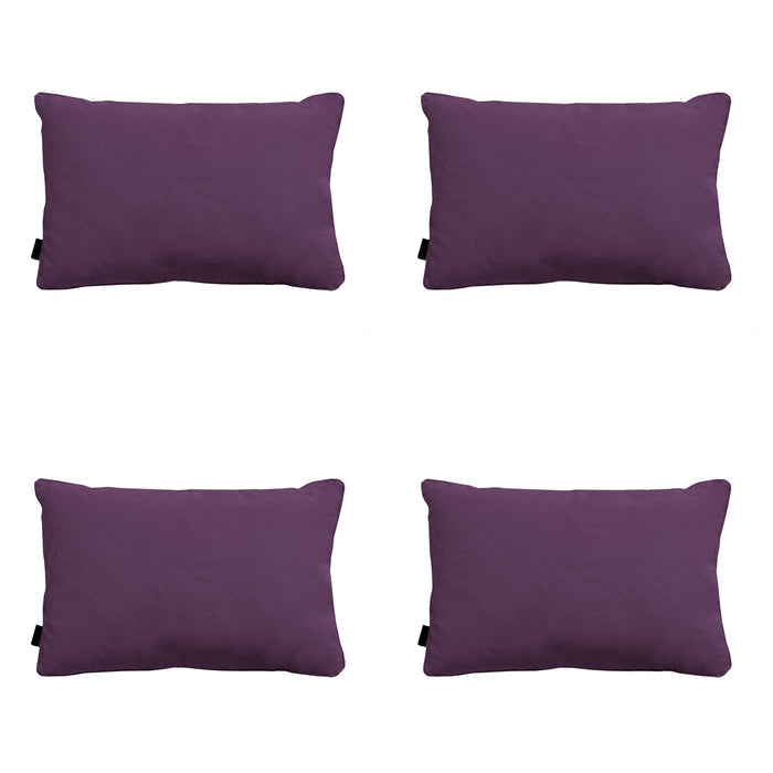 Madison -  Sierkussen Panama purple - Ca. 40x60 cm - Set van 4