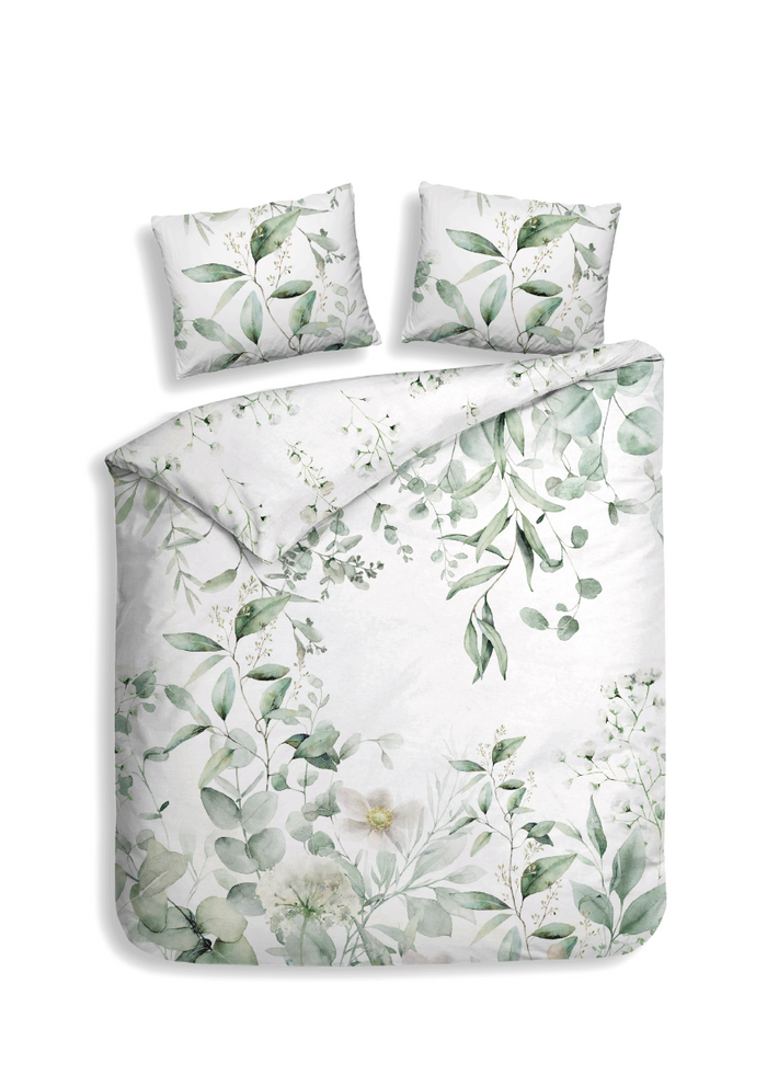 Heckett Lane Dekbedovertrek Katoen Clip-Sheared Eduardo - White