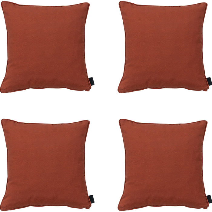 Madison -  Sierkussen Panama terra - Ca. 60x60 cm - Set van 4