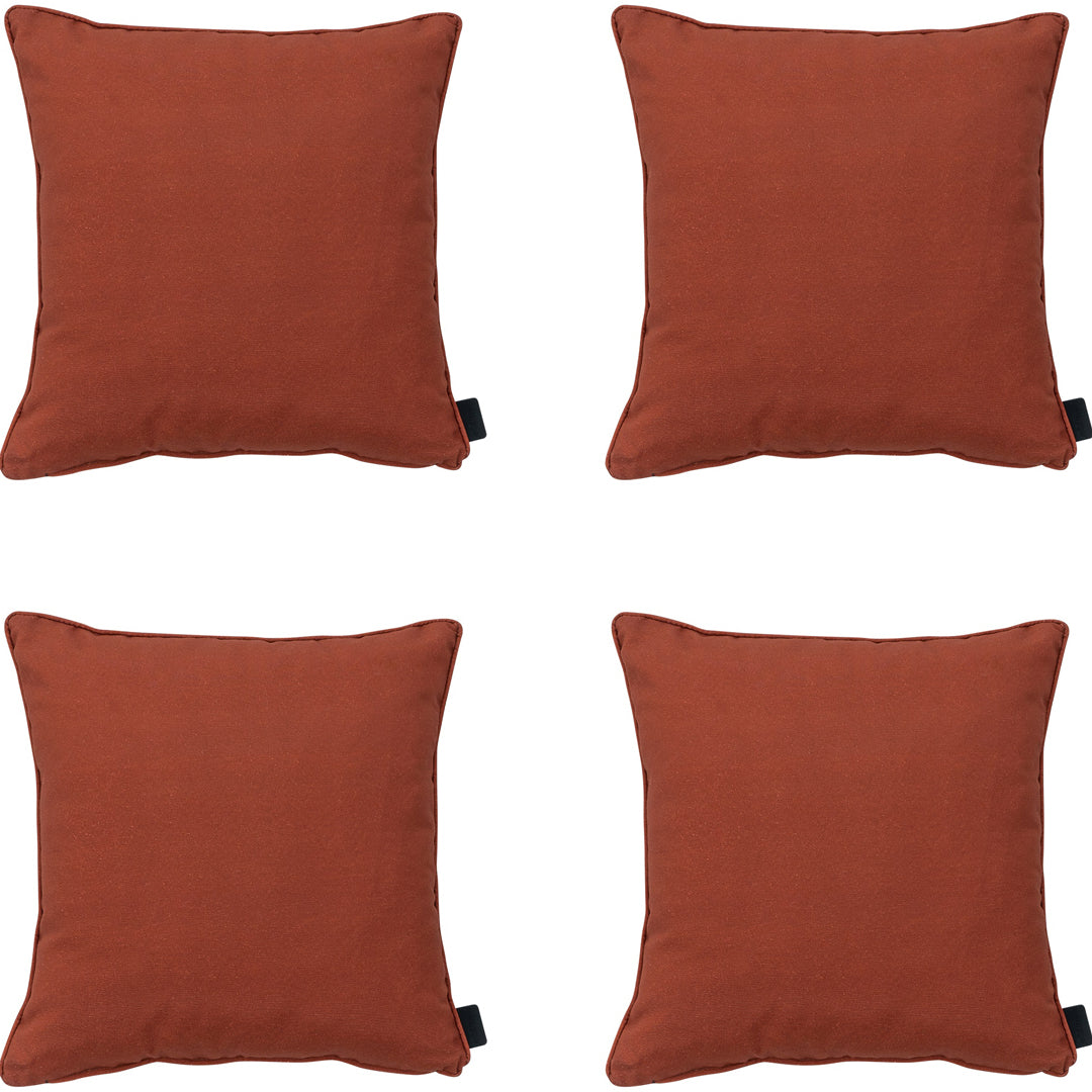 Madison -  Sierkussen Panama terra - Ca. 60x60 cm - Set van 4