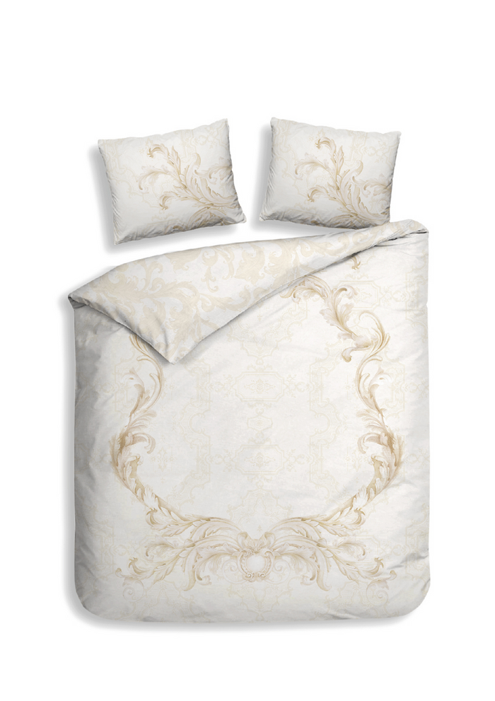 Heckett Lane Dekbedovertrek Katoen Satijn Lauren - off white