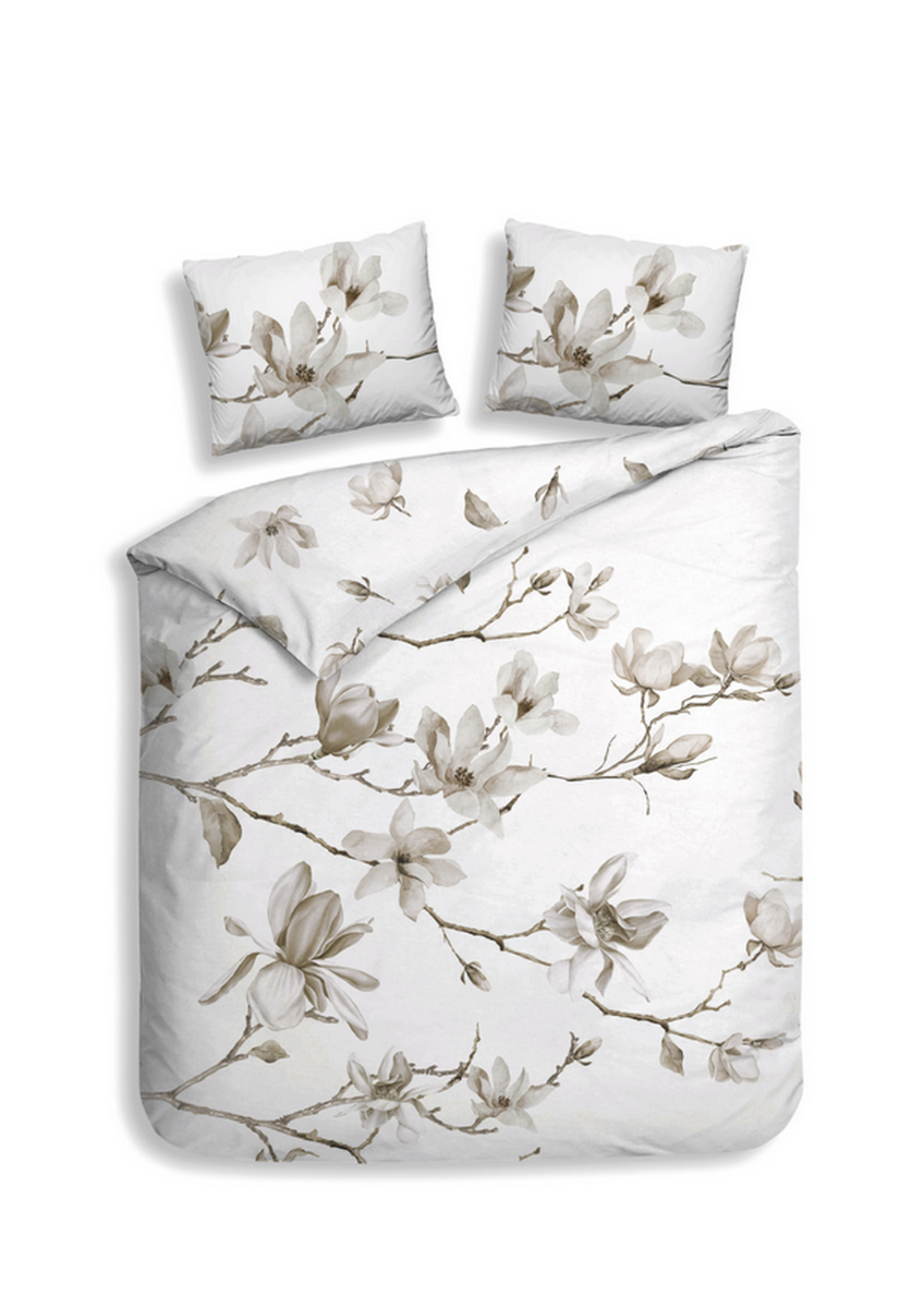 Heckett Lane Dekbedovertrek Katoen Clip-Sheared Rio - White