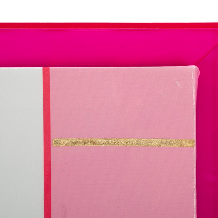 Print op gelakt canvas met acryl frame cm 60x3,3x80