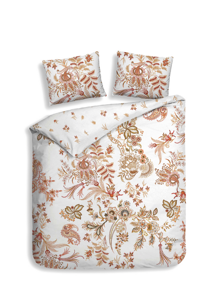 Heckett Lane Dekbedovertrek Katoen Satijn Ceyda - white