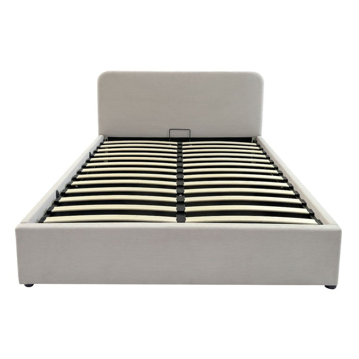 Calicosy - Bed met opbergruimte Livy - 205 cm - Beige