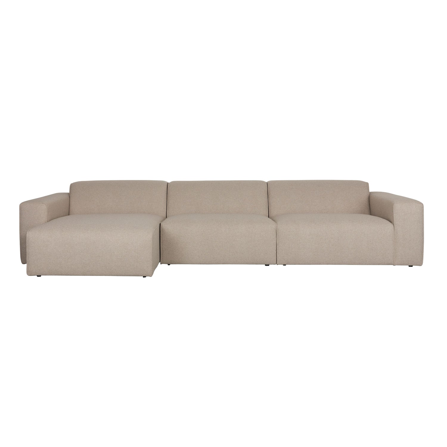 Zuiver Sofa Milka 4,5-zitsbank Chaise longue Links Cappuccino - Beige