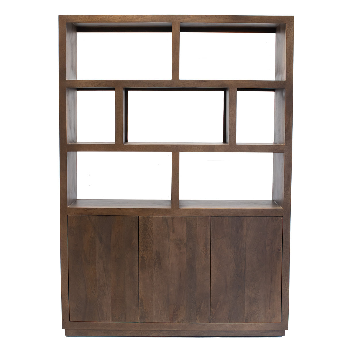 Giga Meubel - Vakkenkast Donkerbruin Hout - 150x45x210cm - Luxurious