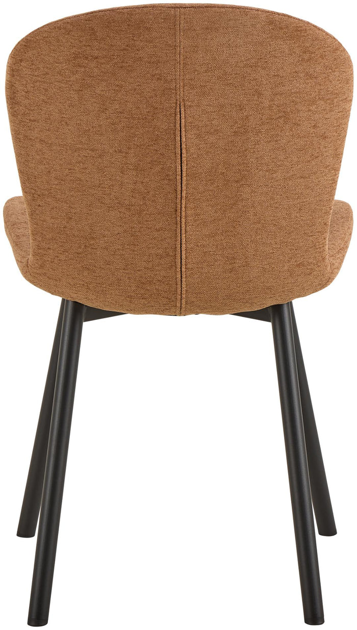 Giga Living - Eetkamerstoel - Terracotta - Stof -Galtor - Set van 2