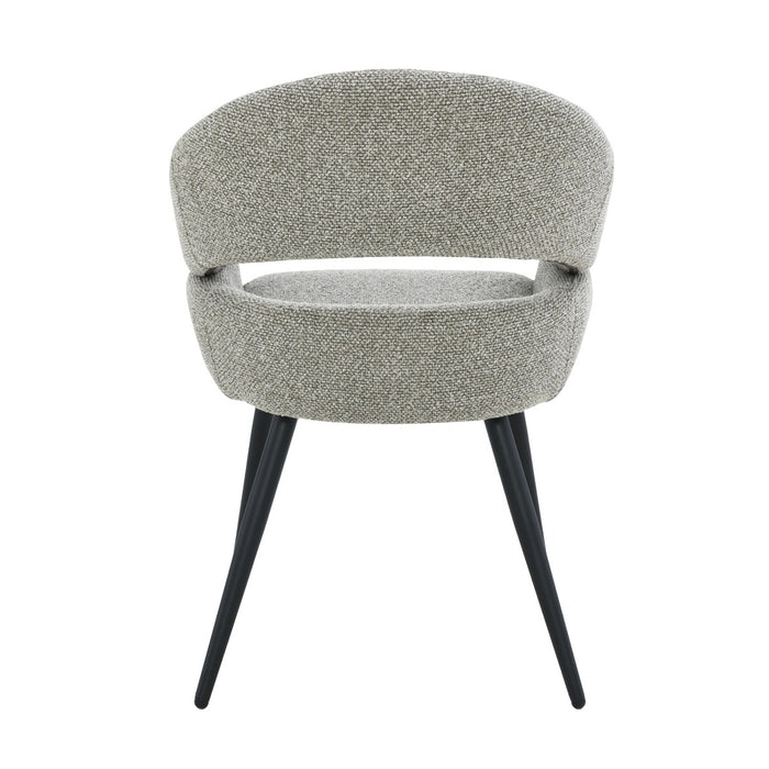 Livingfurn - Eetkamerstoel Megan Taupe Set van 2 - 62x58x85cm