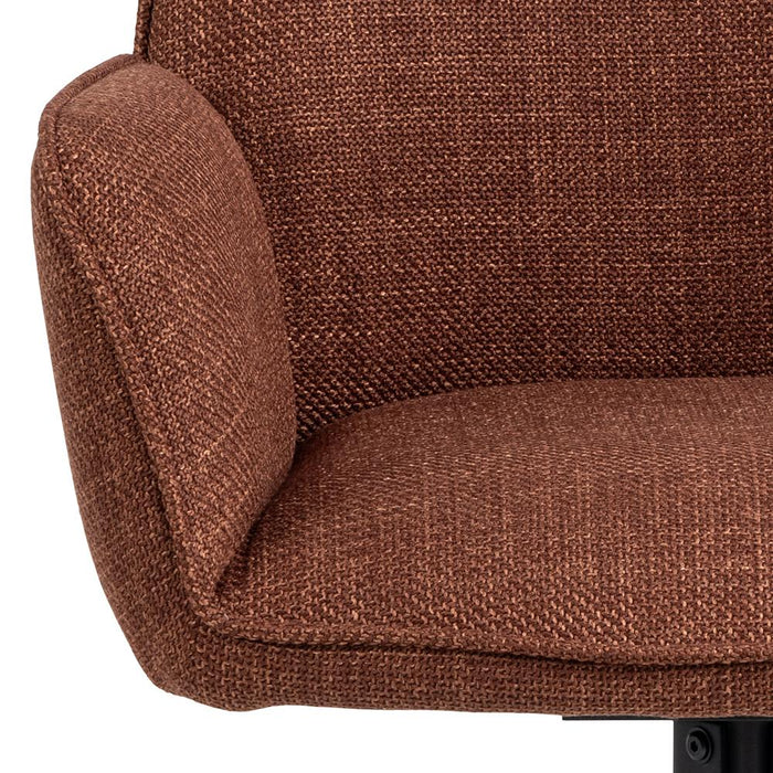 Giga Living - Eetkamerstoel - Terracotta - Lugo - Set van 2