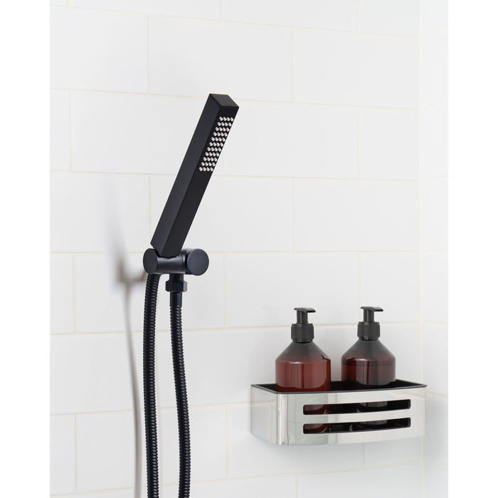 Beliani - YARARI - Handdouche - Zwart - Messing