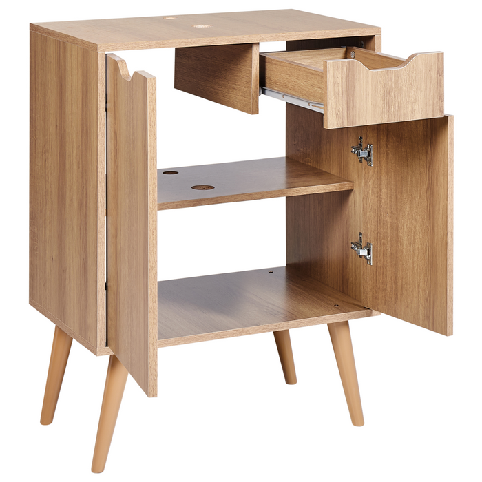 Beliani - CANOAS - Wastafelkast - Lichtbruin - 60 x 80 cm - MDP