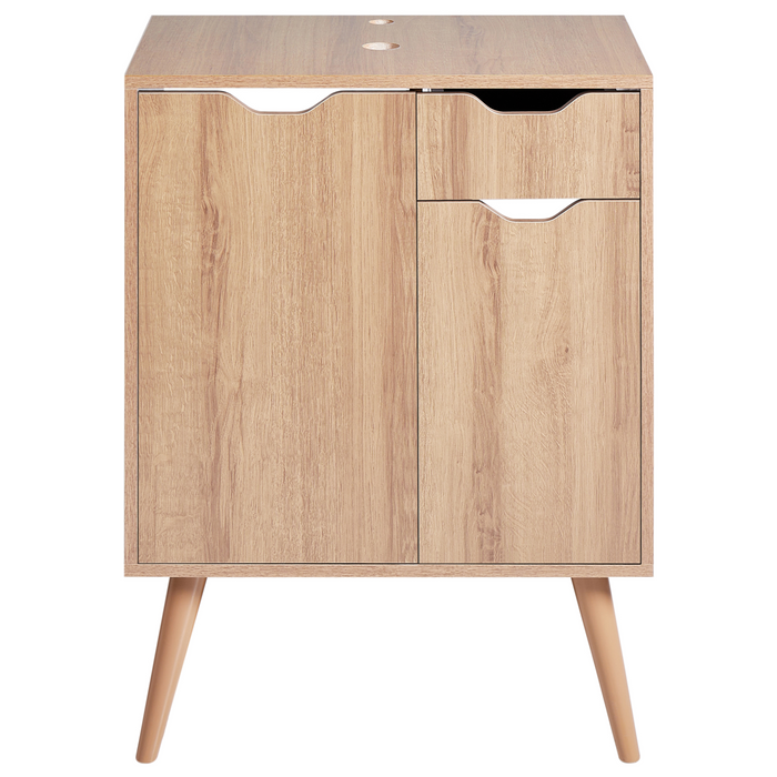 Beliani - CANOAS - Wastafelkast - Lichtbruin - 60 x 80 cm - MDP