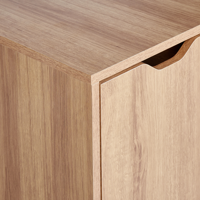 Beliani - CANOAS - Wastafelkast - Lichtbruin - 60 x 80 cm - MDP