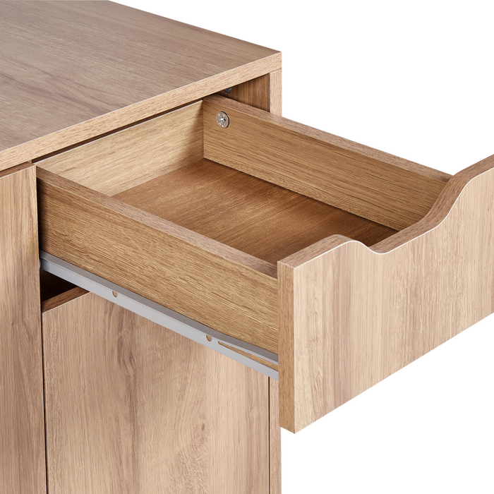 Beliani - CANOAS - Wastafelkast - Lichtbruin - 60 x 80 cm - MDP