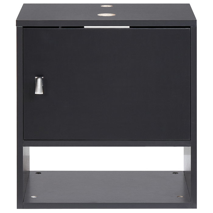 Beliani - LIMERIA - Wastafelkast - Zwart - Vezelplaat