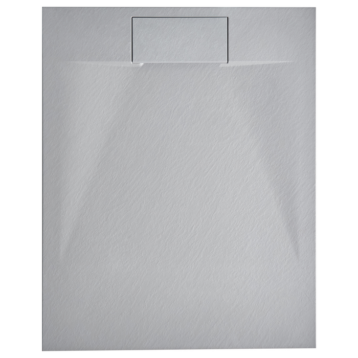 Beliani-AZZURRO-Douchebak-Grijs-100 x 80 x 3 cm-SMC (kunststof)