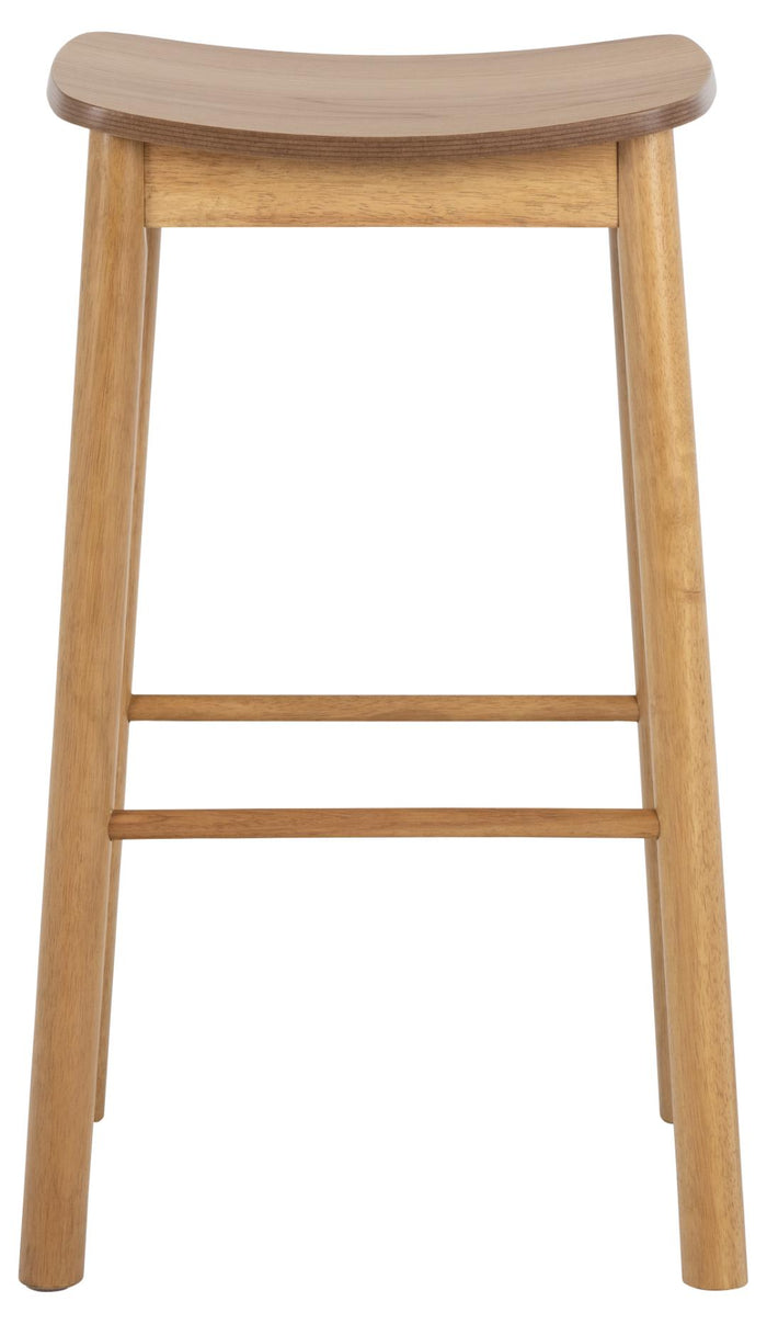 Giga Living - Barkruk - Naturel Hout - Zithoogte 74cm - Utzon - Set van 2