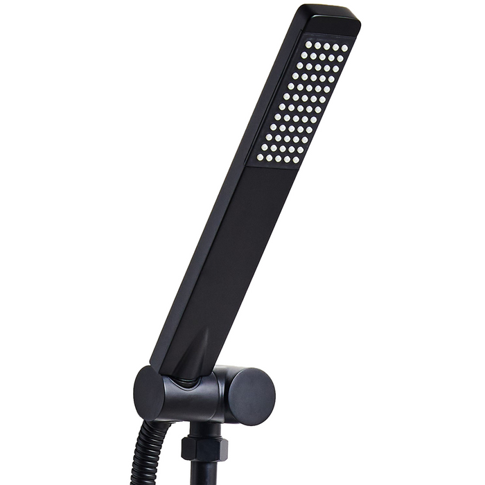 Beliani - CHILAPA - Handdouche - Zwart - Messing