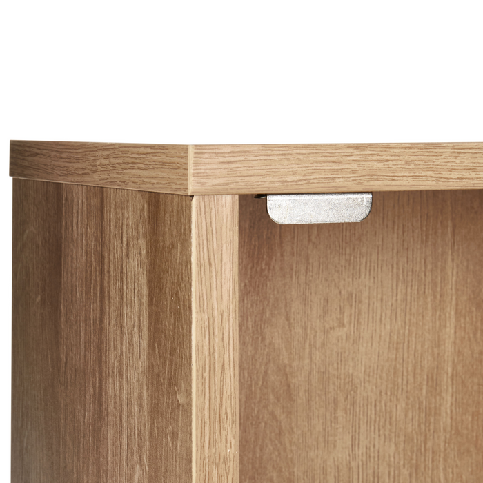 Beliani-ROSELL -Badkamer wandkast-Lichthout-40 x 60 cm-Vezelplaat