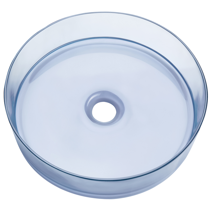 Beliani - TOLOSA - Wastafel - Lichtblauw - Solide ondergrond