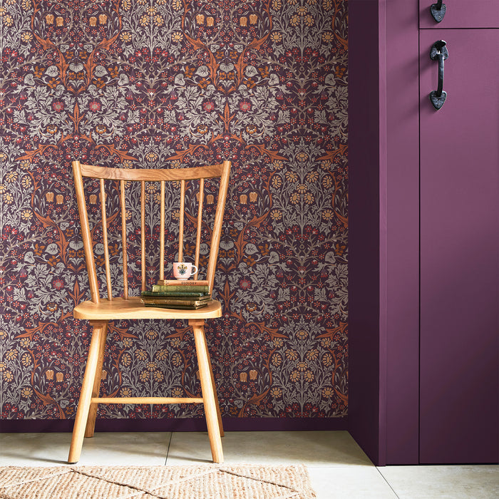 William Morris at Home vliesbehang Blackthorn Plum
